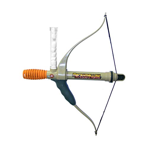 Zing Marshmallow Mini Bow and Mallow - for Ages 8 and up, Great for Outdoor and Indoor Play, Launches up to 30 Feet - Air Hunterz (Camo Version)
