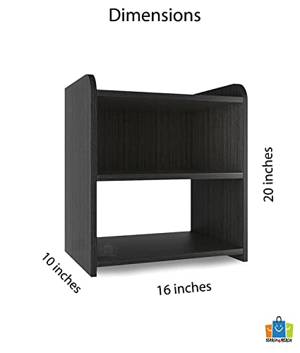 Image of CraftOnline Living Room Nightstand, Decorative End Table for Living Room Bedroom, Bedside Table (Beige)