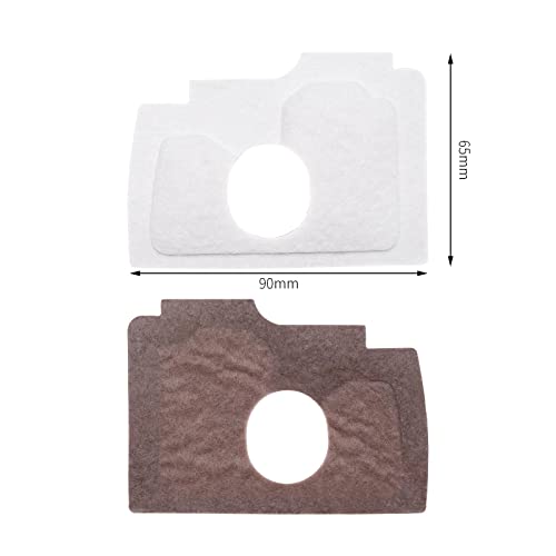 OTOTEC 2Pcs Air Filter Replacement Compatible with Stihl MS170 MS180 017 018 Lawn Mower Filter Pads Double-layer Cotton Air Filters 90x65mm White - Image 4