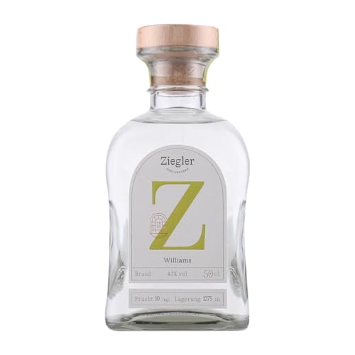 Marc Edelbrände Ziegler Williams Medium Flasche 50 cl