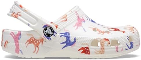 Crocs Classic Clogs with Patterns and Graphics (Toddler) Unicorn ...