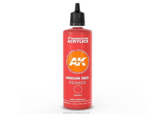 Ak Interactive Red Ak Ak11247 Minimum Surface Primer (100Ml) 3Gen