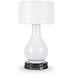 Ivation 6-LED Battery Operated Motion Sensing Table Lamp - Multi Zone Light: Body Only, Shade Only, or Both Body & Shade - can Also Light Continuously White