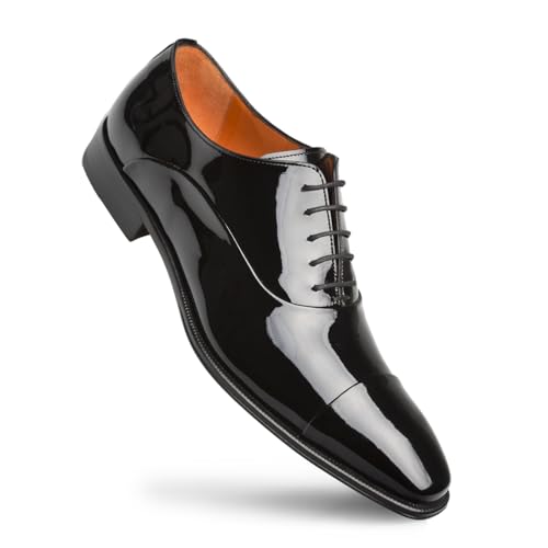 Mezlan - Patent Leather - Men's Elegant Formal Cap Toe Oxford2