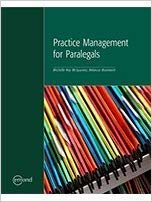 Paperback PRACTICE MANAGEMENT FOR PARALEGALS Book