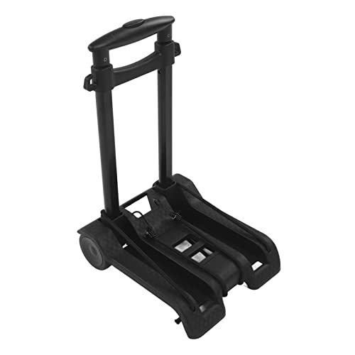 Carretilla de mano plegable, capacidad de 77 libras con ruedas, carrito de equipaje portátil para el hogar, cocina, compras y mudanzas, diseño resistente y ligero