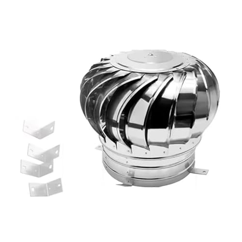 Turbina giratoria silenciosa de acero inoxidable resistente a la lluvia 2