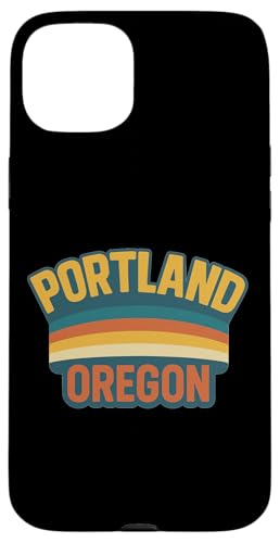 Portland Oregon Retro 70s Case for iPhone 15 Plus