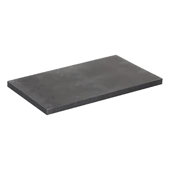 QUARKZMAN Graphitblock – Hochreine Graphitplatte 37,5x37,5x5 Mm, 5 Stück, Für Schmelzguss, Elektrolyse, Tiegelherstellung, Temperaturbeständig Bis 1800°C