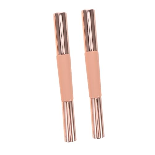 Cepillo labial doble de silicona reutilizable para aplicar corrector en piel sensible