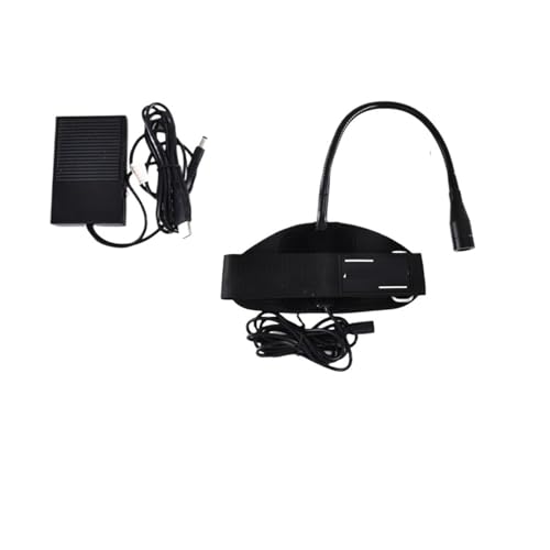 Lampe extension cils noire led 5w anti fatigue visuelle avec interrupteur pédale