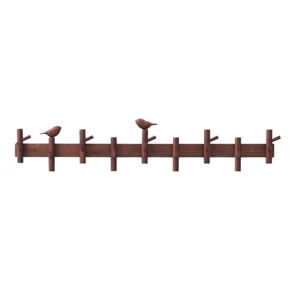 ZTHYSHOZ Coat Hooks Creative Wood Storage Coat Hook Living Room Entry Door Wall Mounted Rack Key Hat Hooks(Large)