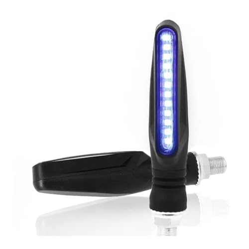 Clignotant universel pour motos ambre 12v lot de 2 feux de signalisation arrière arrière