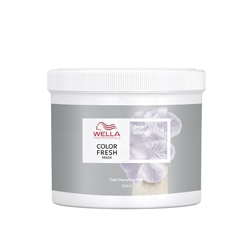 Wella Professional Color Fresh Mask Temporary Hair Color Refresh Treatment Semi-Permanent Hair Dye Hair Gloss Treatment Pearl Blonde 500 ml