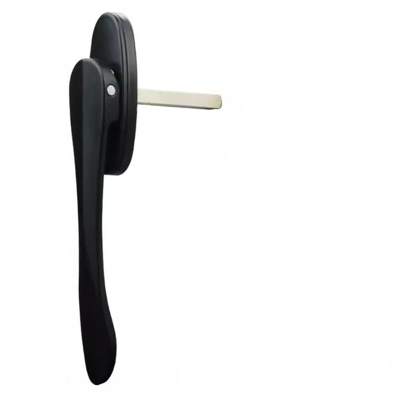 MRKU Maniglie per finestre Stile Sottile in plastica e Acciaio, pomello per Porta Scorrevole, mobili in Vetro, Accessori per Bagno e Balcone