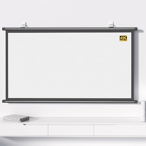 Pantalla Manual Retráctil de Proyección 72in 4:3 miniatura 7