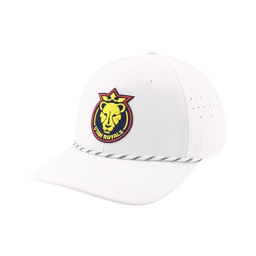 Utah Royals FC NWSL Officially Licensed Snapback Patch Rope Hat White