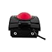 X-keys L-Trac Red Trackball Mouse with Laser Tracking Technology, Made in USA