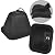 Outdoor Faucet Covers for Winter, Hard Spigot Cover Insulated for Freeze Protection Outside Water Protector Hose Bib Closure Reusable- Black(1Pack)