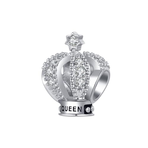Image of Sparkling Lucky Star Charm Compatible Pandora Charm Bracelet Bead I Love You Gift for Women Pendant Jewelry