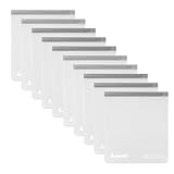 Lerine Sacos reutilizáveis de 2 galões para freezer, seguros para lava-louças, sacos reutilizáveis para freezer de 2 galões de grande capacidade, à prova de vazamento, sacos de armazenamento de