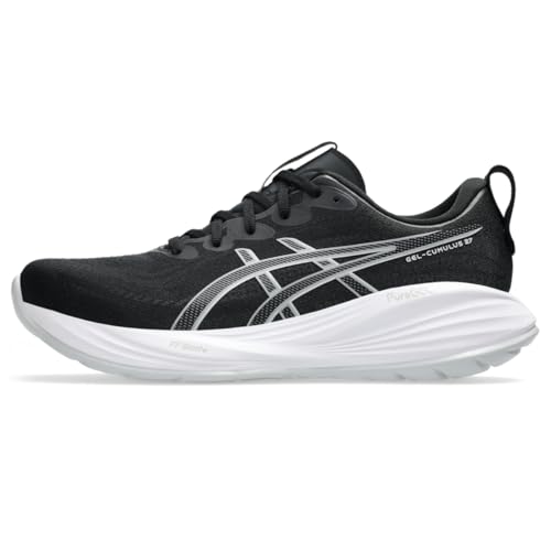 ASICS Men's Gel-Cumulus 27 Running Shoes, 10, Black/Concrete