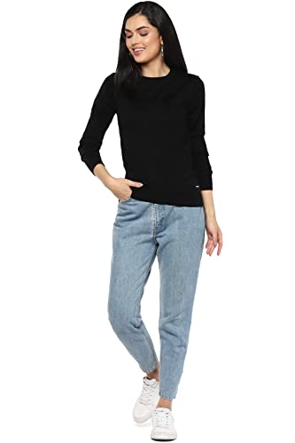 Image of Van Heusen Women Acrylic Crew Neck Sweater