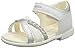 Geox B VERRED A, Sandalias de Punta Descubierta Bebé-Niñas, Blanco (White/Silver C0007), 20 EU