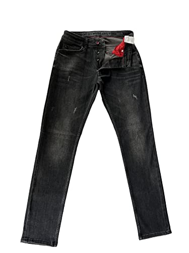 Jean slim fit confortable Moffat en coton souple pour homme actif