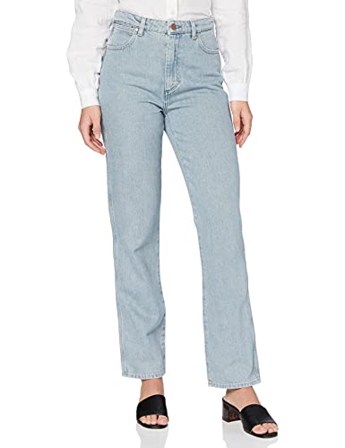 Wrangler Retro Vaqueros Straight, Azul (Ice Blue 72b), 26 W/ 32 L para Mujer