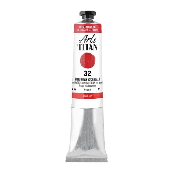 ÓLEO ROJO ESCARLATA TITAN Extrafino 6 - 20ml. Nº 32