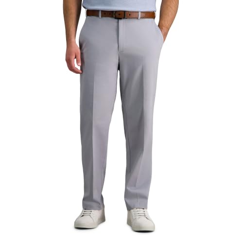 Image of Haggar Men's Classic Fit Premium No Iron Khaki Pant