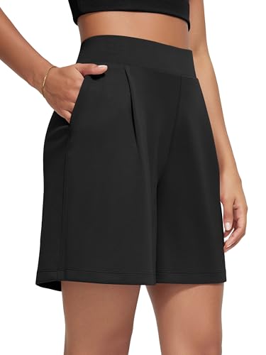 ODODOS Modal Soft Wide Leg Shorts for Women 6