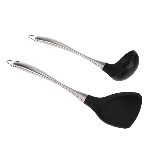Spatule à sauter Mikinona lot de 2 ustensiles en acier inoxydable