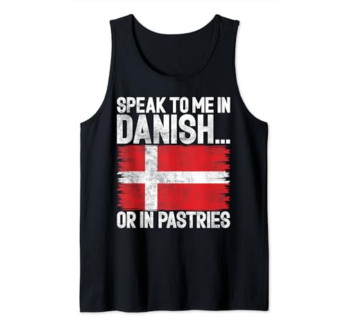 Parlez-moi en danois ou en viennoiseries en danois Débardeur