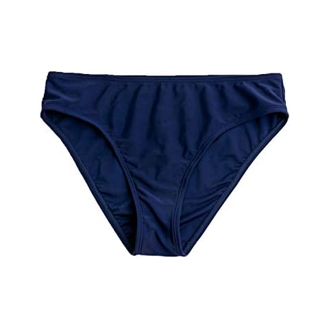 BIKINX Sexy Bikini Bottoms for Women Plus Size Tankini Swimsuit Bottoms Full Coverage Swim Bottom Navy Blue Cover