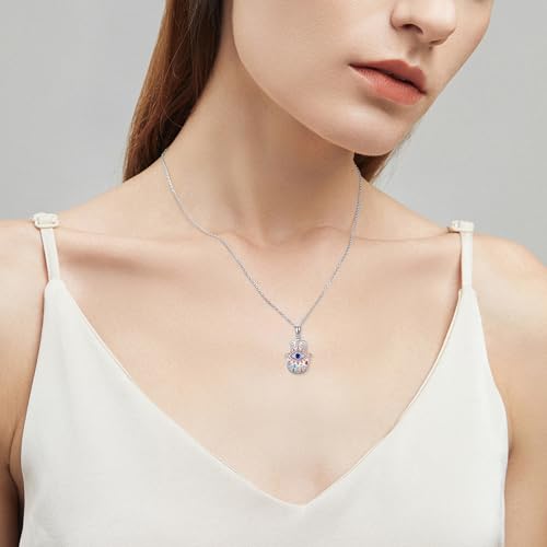 Stethoscope/Paw Print/Opal/Rose/Heart Honey/Sunflower Urn/Sister Necklace S925 Sterling Silver Pendant Jewelry Necklace Christmas Gifts for Women Girls3