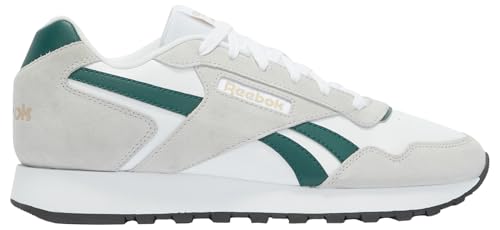 Reebok Glide, Zapatillas de Deporte Unisex Adulto, White Collegiate Green Grey 1, 42 EU