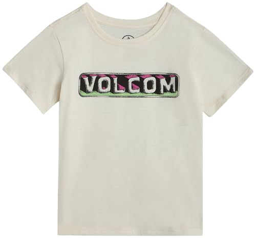 Image of Volcom Baby Boys Swim Set - 2 Piece Short Sleeve Swim Shirt Graphic Tees & Board Shorts - Infant Toddler Little Boys Swimsuit