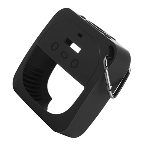 GAROZATION 1pc Portable Protective Case for Speaker Shockproof Storage Bag Carabiner for Travel and Outdoor Use Deep