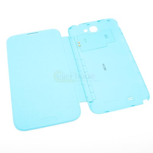 Etui cache batterie Galaxy Note 2 Bleu anti-rayure et antichoc