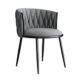 【Design ergonomique】 Cette chaise de salle à manger en velours, avec son dossier incurvé et ses accoudoirs intégrés, épouse parfaitement les formes du corps et vous permet de vous asseoir et de vous détendre immédiatement. Cette chaise d'appoint vous offre un confort optimal pour vous relaxer après une longue journée de travail.