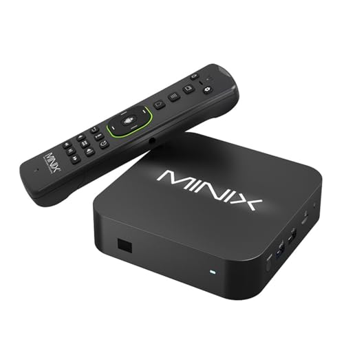 MINIX U8K-Ultra 8K UHD Android TV Box Amlogic S928X-K Android AOSP 11 con LPDDR4X 8GB RAM 128GB ROM WiFi6 1000M, BT5.2 USB3.0 Compatible con AV1, VP9, ​​H.265, 8K 60fps HDR Box