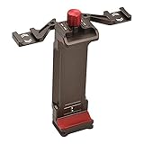 【Soporte de trípode para tableta totalmente metáli】 Hecho de material de aleación de aluminio sólido, procesamiento de precisión CNC, resistente y duradero, puede usar este soporte para tableta durante toda su vida.