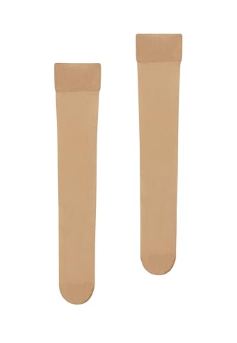Image of Wolford Individual 10 Denier Knee-Highs Transparent For Women Sheer With Exceptional Smooth Soft Stretchable Comfort Band.