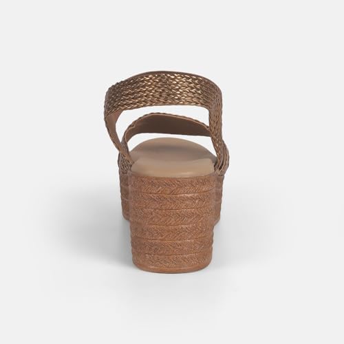 Image of Mochi Women's fashionable Wedge Sandal