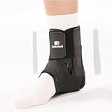 Comforband Lace-Up Ankle Brace for Sprained Ankle, Adjustable Stabilizer for Injury Recovery, Tendonitis, and Arthritis, Support for Basketball, Volleyball, Running, Soccer, Men and Women (Large)
