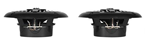 Rockville 2 Mac40B 4" Black Swivel Aluminum Tower/Handlebar Speaker Pods Atv/Utv & Pair Ms40B Black 4" 200 Watt Marine Boat Speakers Compact And Powerful #TOP6