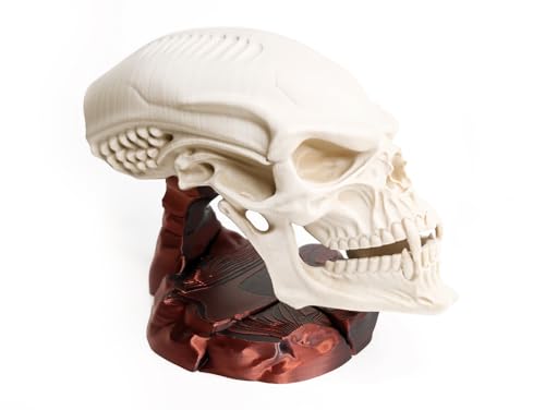 PRO line Luxury products Alien Predator Inspired Skull Trophy Realistic Sci-Fi Skull Sculpture 3D Printed Collectible Display Decor for Desk Shelf Home