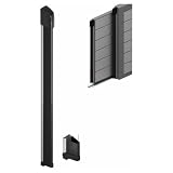 Dieffematic CM17 Bordo Sensibile Costa di Sicurezza per Cancelli Automatici - Alto Profilo 75mm, Lunghezza 170 cm